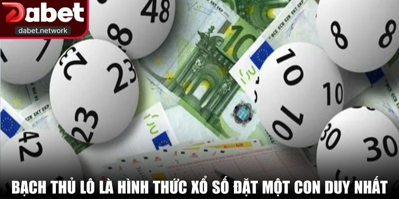 Bạch thủ lô là hình thức xổ số đặt một con duy nhất